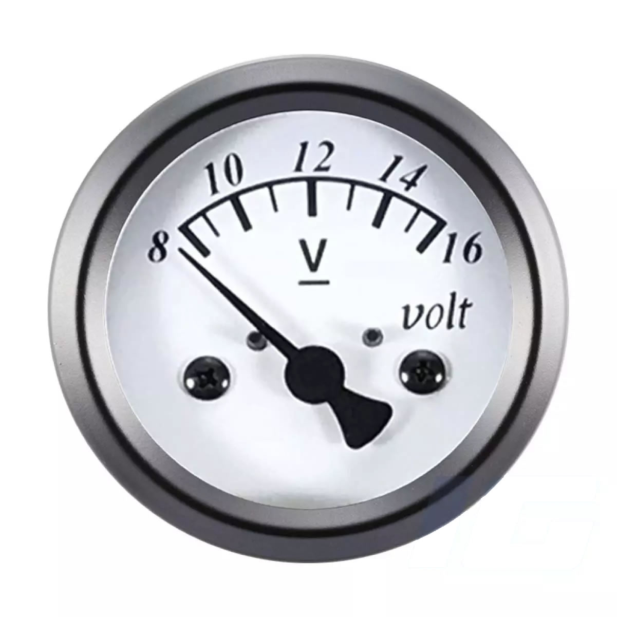 Black Face Universal Aftermarket Gauge Voltmeter for Motorcycle Gauges